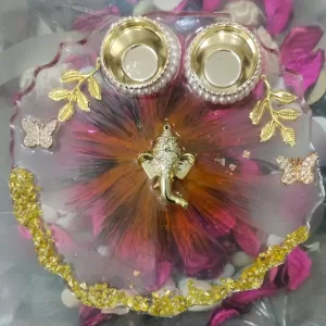 5 Inch Resin Pooja Thali