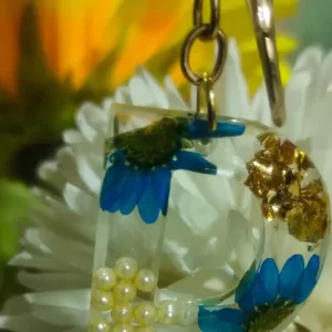 Resin Keychain Resin Alphabet Initial Letter Keychain Key Ring for Man Women Girls Purse Handbags