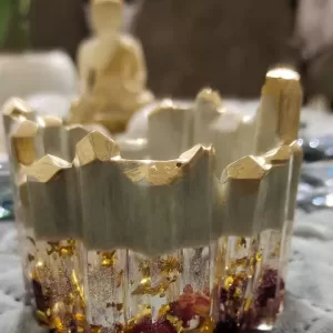 Floral T-light candle holder