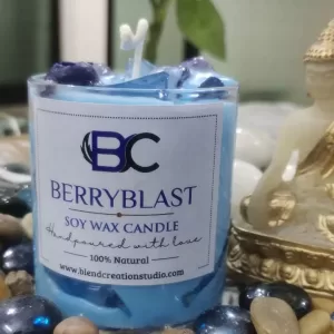🍓🫐 Berry Blast Candle – A Sweet Touch of Blueberry Bliss ✨