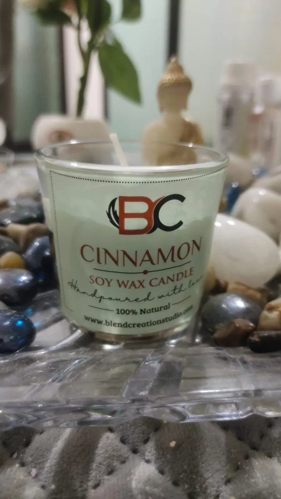Cinnamon Gel Candle – Warmth & Comfort in Every Glow