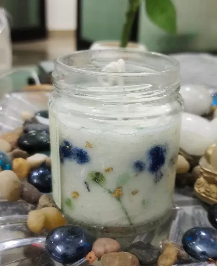 🌼✨ Jasmine Jar Candle – Floral Serenity in Every Glow ✨ - Image 3