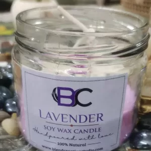💜🌼 Lavender & Daisy Jar Candle – Relaxation in Bloom ✨