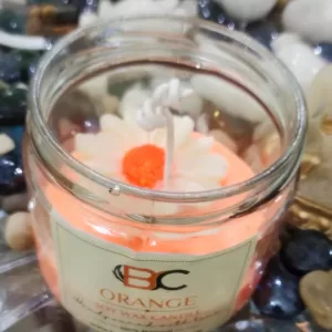 🍊✨ Orange Candle – Fresh, Citrusy Glow for Every Space ✨🍊