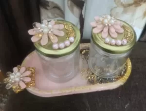 Elegant Oval Capsule Tray Resin